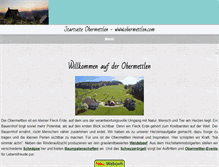 Tablet Screenshot of obermettlen.com